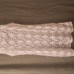 Elegant White Knit Dress